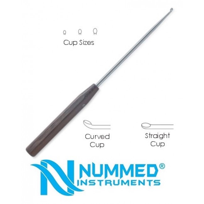 Long Anterior Spinal Curette , Spinal Instruments, Overall Length 38 cm